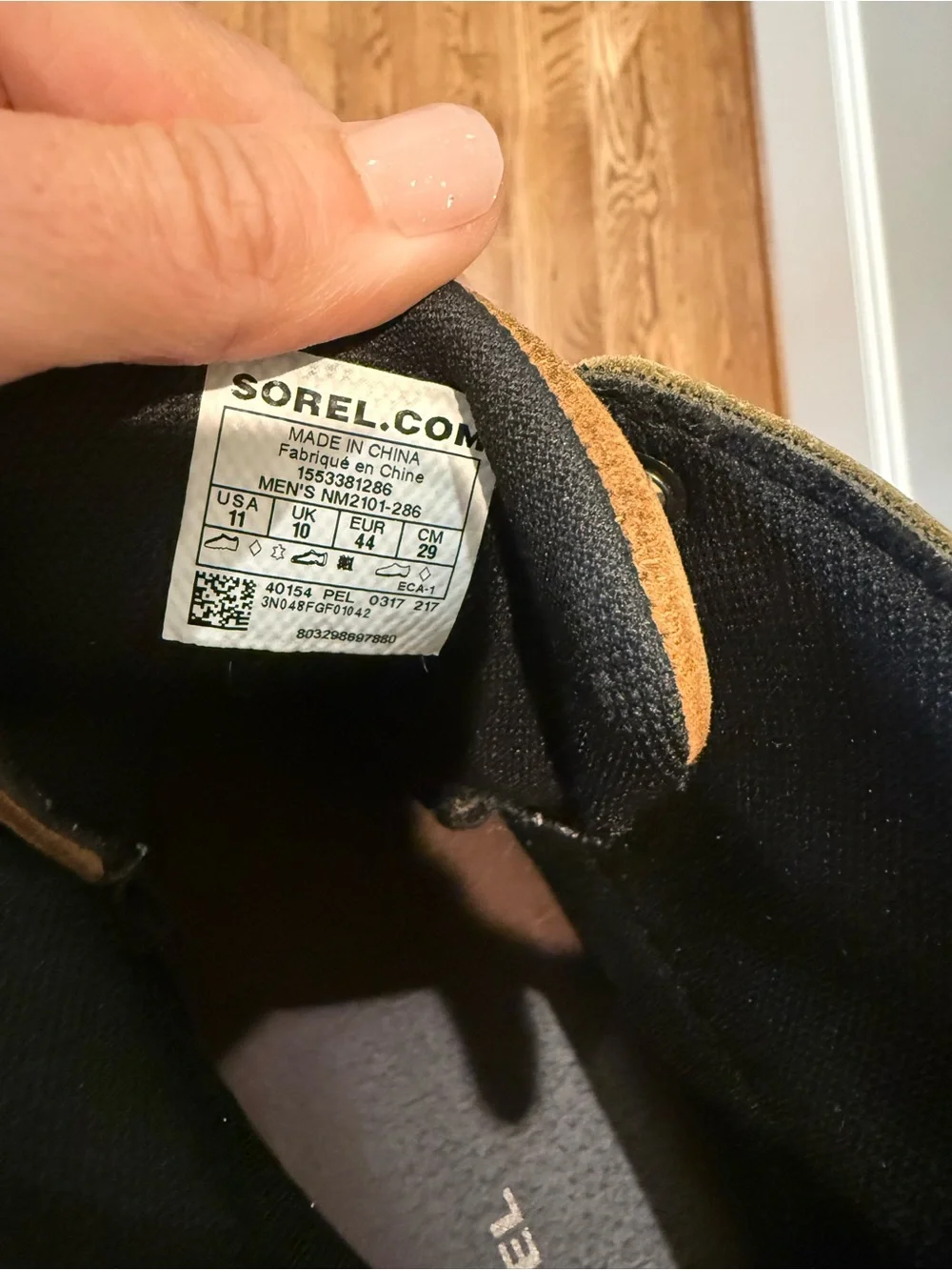 Sorel Men's Brown and Black Lace-Up Duck Boots